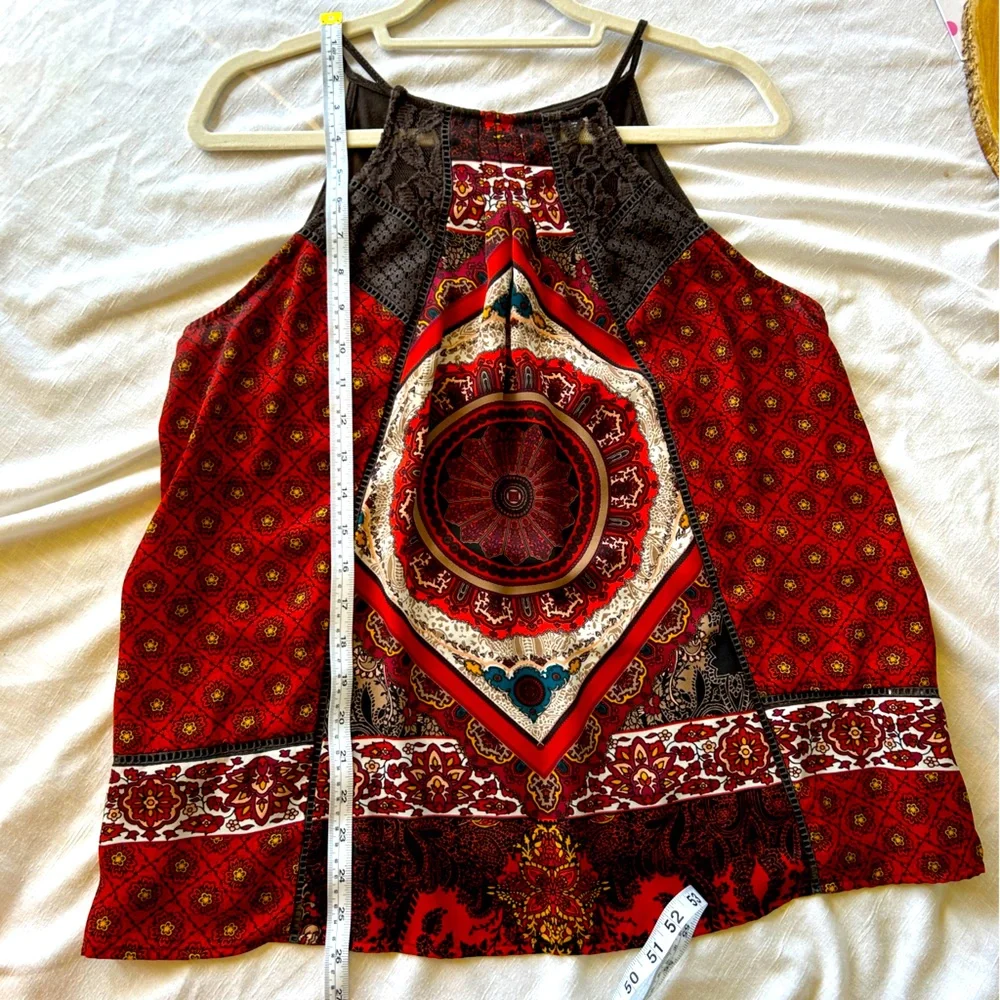 Skylar & Jade Boho Halter Look Top - Size Large - Picture 14 of 14